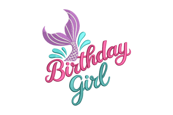 Birthday Girl Mermaid: A Seasonal Embroidery Gem