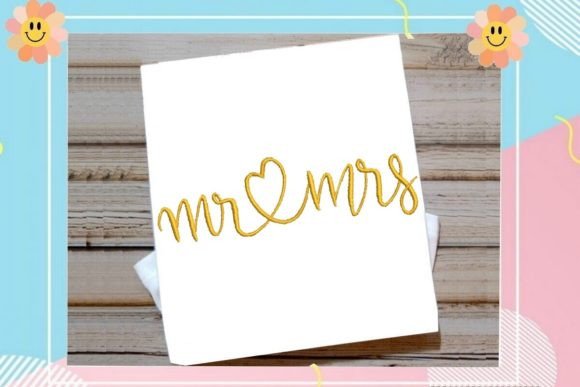 Chic Mr. and Mrs. Script: A Craft Fair Staple?