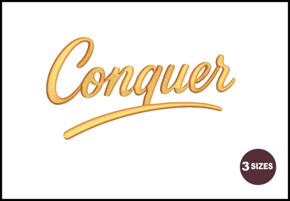 Conquer: Bold Script for Boutique Apparel