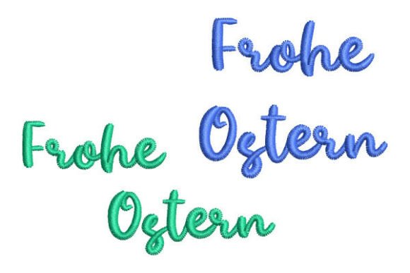 Frohe Ostern German Lettering: An Etsy Seller Review