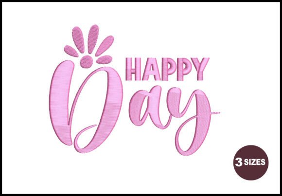 Happy Day: An Embroidery Design Review for Apparel