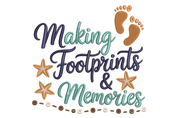 Making Footprints Memories: A Seasonal Embroidery Review