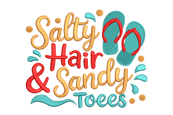 Salty Hair Sandy Toes: A Summer Embroidery Review