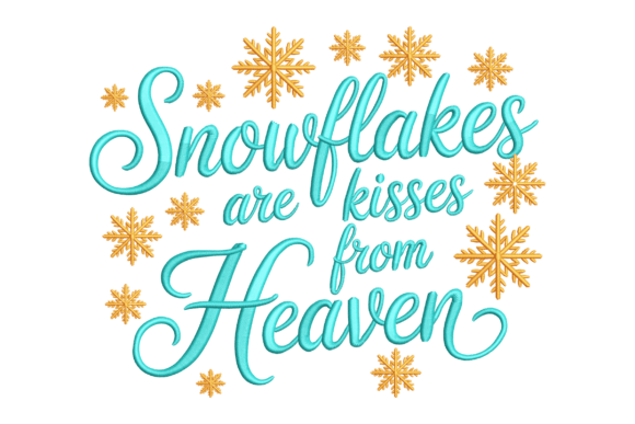 Snowflakes Are Kisses from Heaven: Embroidery Review